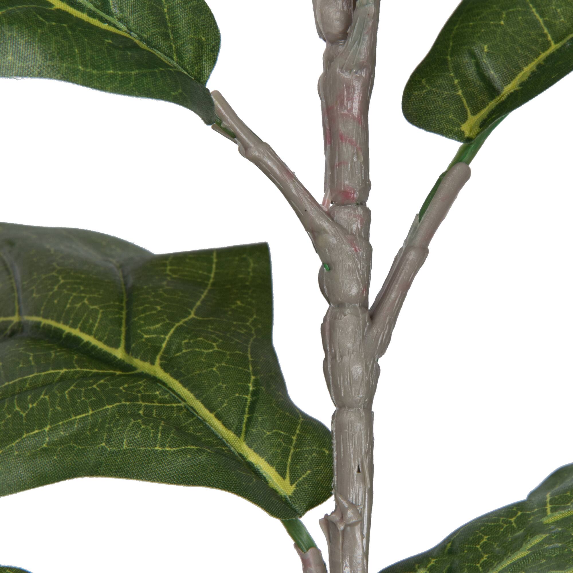 6ft. Potted Artificial Green Fiddle Tree